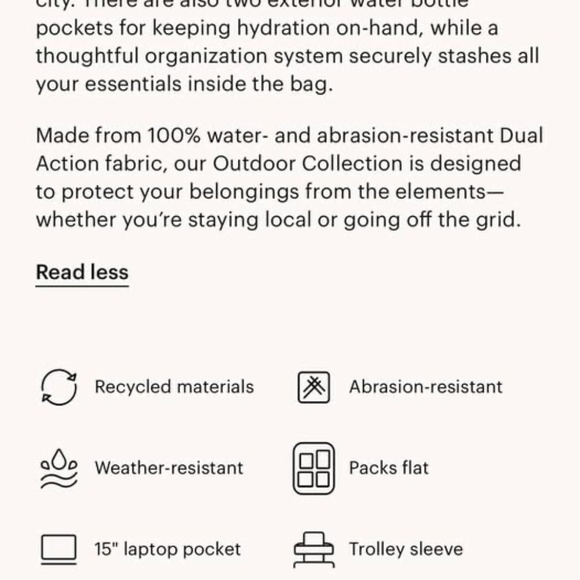 Away Brand  New Backpack 26L - Picture 6 of 11